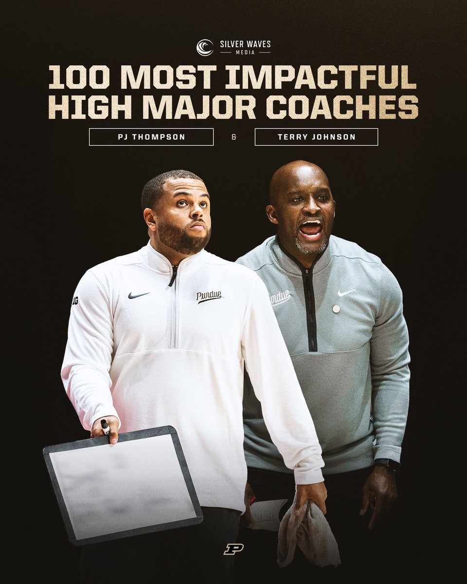 Making a big impact! 

👏 Terry Johnson &amp; P.J. Thompson named to <a href="/SilverWaveMedia/">Silver Waves Media</a> most impactful high-major coaches list.