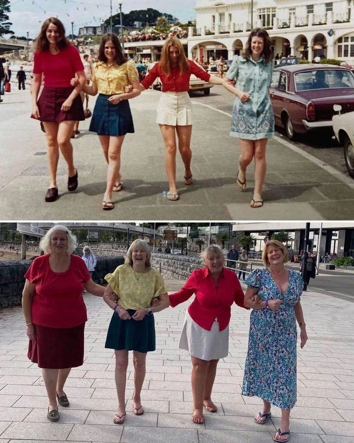 InternetH0F's tweet image. Same people 50 years apart