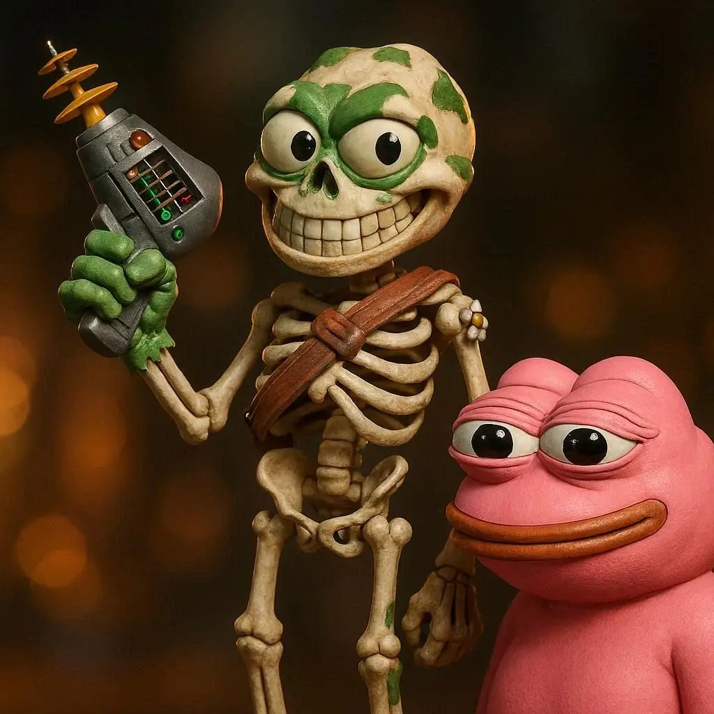 Gm to those who see this. 

 Attached to aces for fun. If you love skulls, love Pepe, and like memes. 

That why we exist.