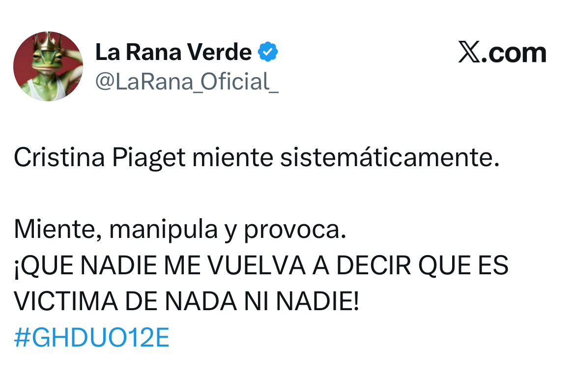 AitanaxOliviaR's tweet photo. yo no se como lo hace que siempre está en el lado incorrecto de la historia #GH12E https://t.co/wKT7bOYq10