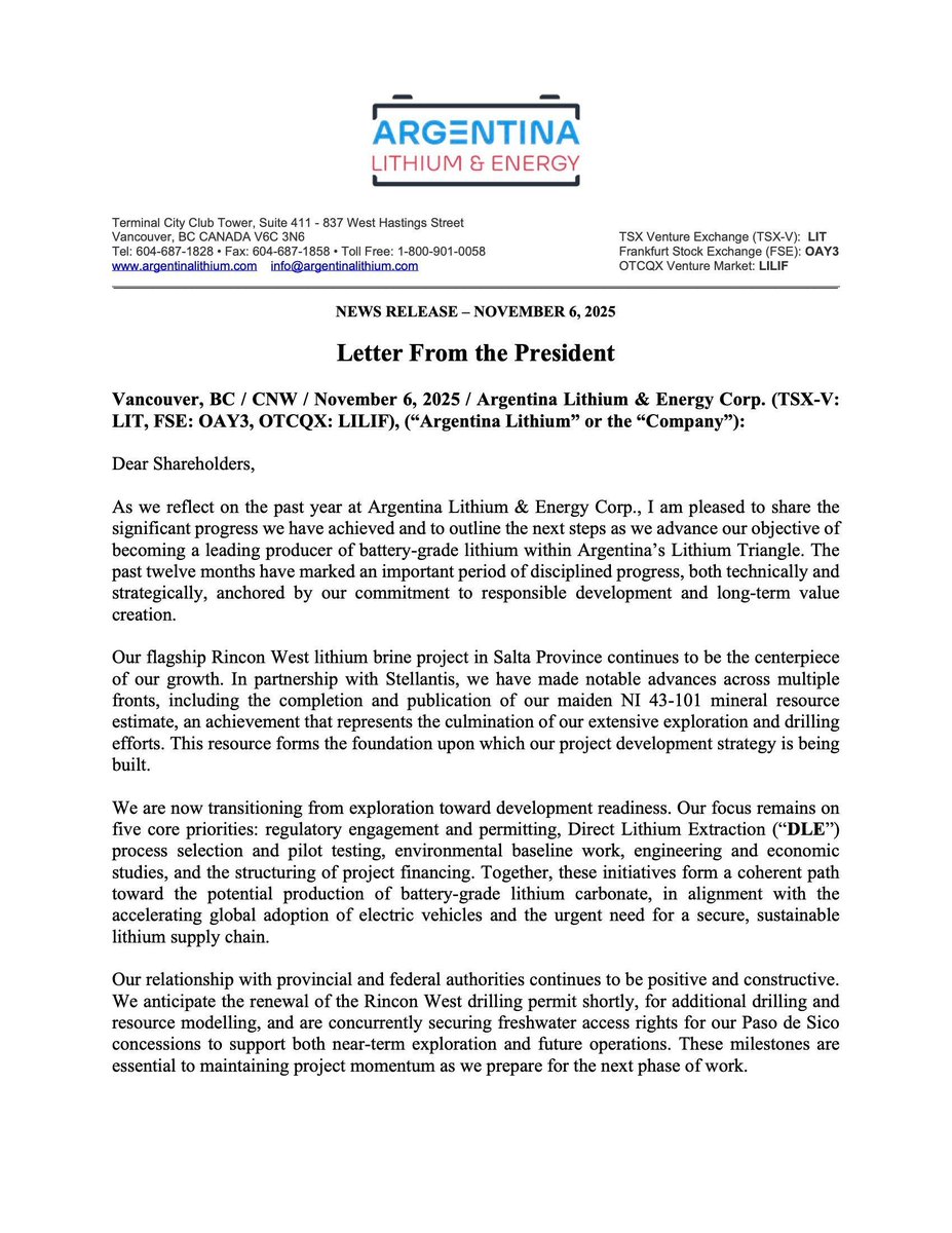 Argentina Lithium tweet media