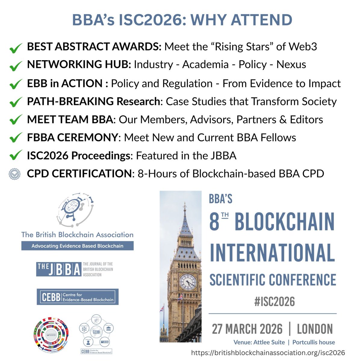 Brit_blockchain's tweet photo. 🚨 Quite unexpectedly, ISC2026 Early Bird tickets are nearly sold out.

Early Bird may end before the planned 16 January deadline due to demand.

➡️ Register now:
https://t.co/R31LzzxgEd

#Blockchain #DigitalAssets #EvidenceBasedBlockchain #Policy #Research https://t.co/sGHFSBVrJg