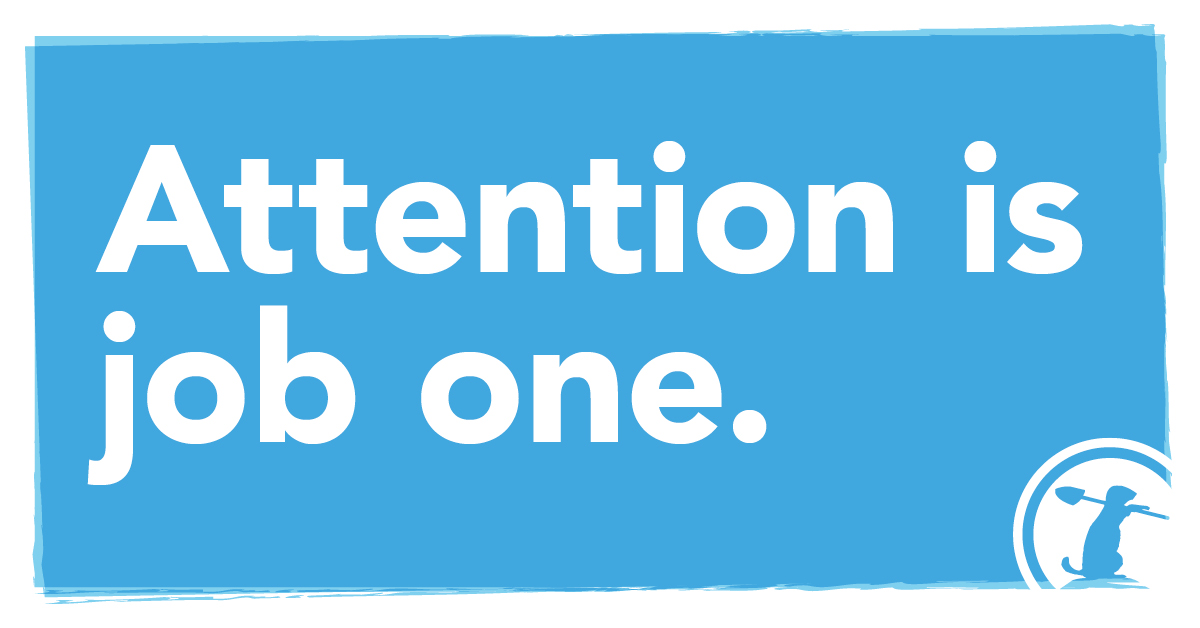 PrairieDogTCG's tweet photo. In a distraction economy, blending in is failure. Be different, be emotional, be entertaining — or be ignored. Read our latest blog: The Burrow – Insights for Health Care Marketers at https://t.co/nYuqEE6b8f https://t.co/T6UI977kQe