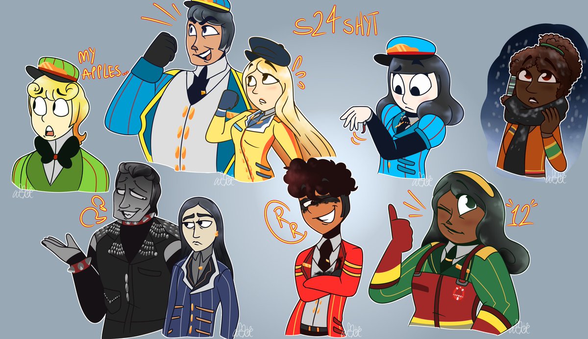 ponyforwea's tweet image. Rewatched S24 a few nights ago and lowkey some of the episodes were fun asf so i've decided to draw some of them