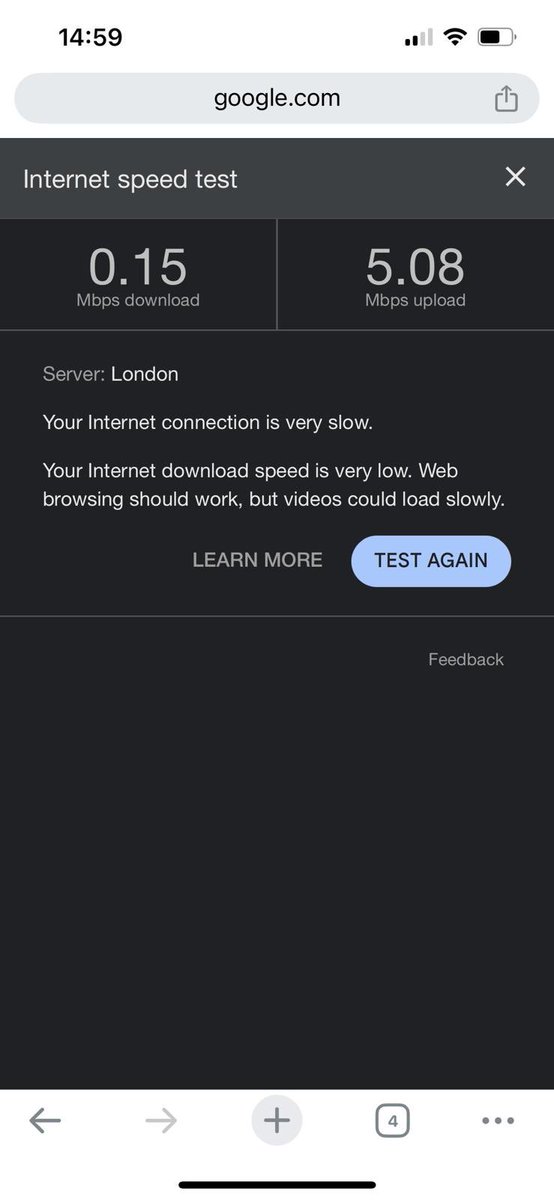 willreedsimons's tweet photo. @virginmedia why is my broadband SO BAD? I pay for 350MBps and i get 0.42 MBps one minute, 226 MBps the next, then 0.15MBps after that? Been going on work weeks. Complaints take an age to process, engineers not available for weeks. What am I paying you for? #wasteofmoney https://t.co/QszzfzjXos