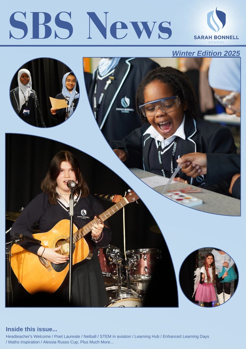 SBonnellSchool's tweet photo. 📰 Our SBS News – Winter Edition 2025 is out now!
Catch up on the latest highlights, celebrations and stories from across the school.
Read it here 👉https://t.co/cZv839K9vV https://t.co/ZzUlgtzG6W