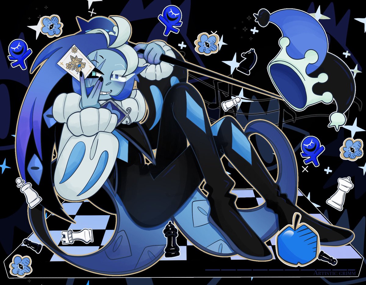 hollowcreation_'s tweet image. One of my submissions for the fan art contest #crk #cookierunkingdom #shadowmilkcookie 
crk5th.com/en/fan-art?ent…