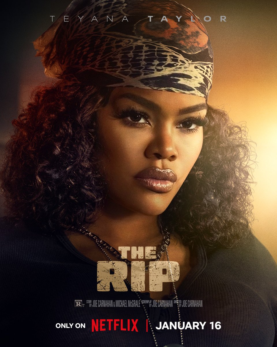 strongblacklead's tweet image. Teyana Taylor stars in The Rip premiering January 16