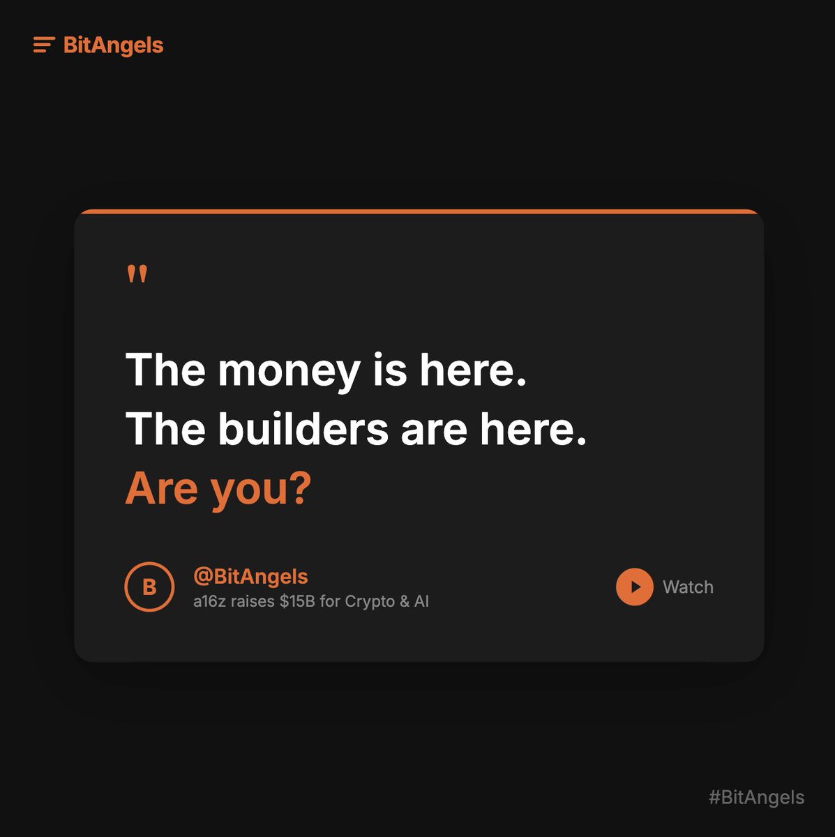 a16z just raised $15B, their largest haul ever. Crypto and AI remain the  thesis. 2025 saw $280B flow into North American startups. The money is  here. The builders are here. Are you?