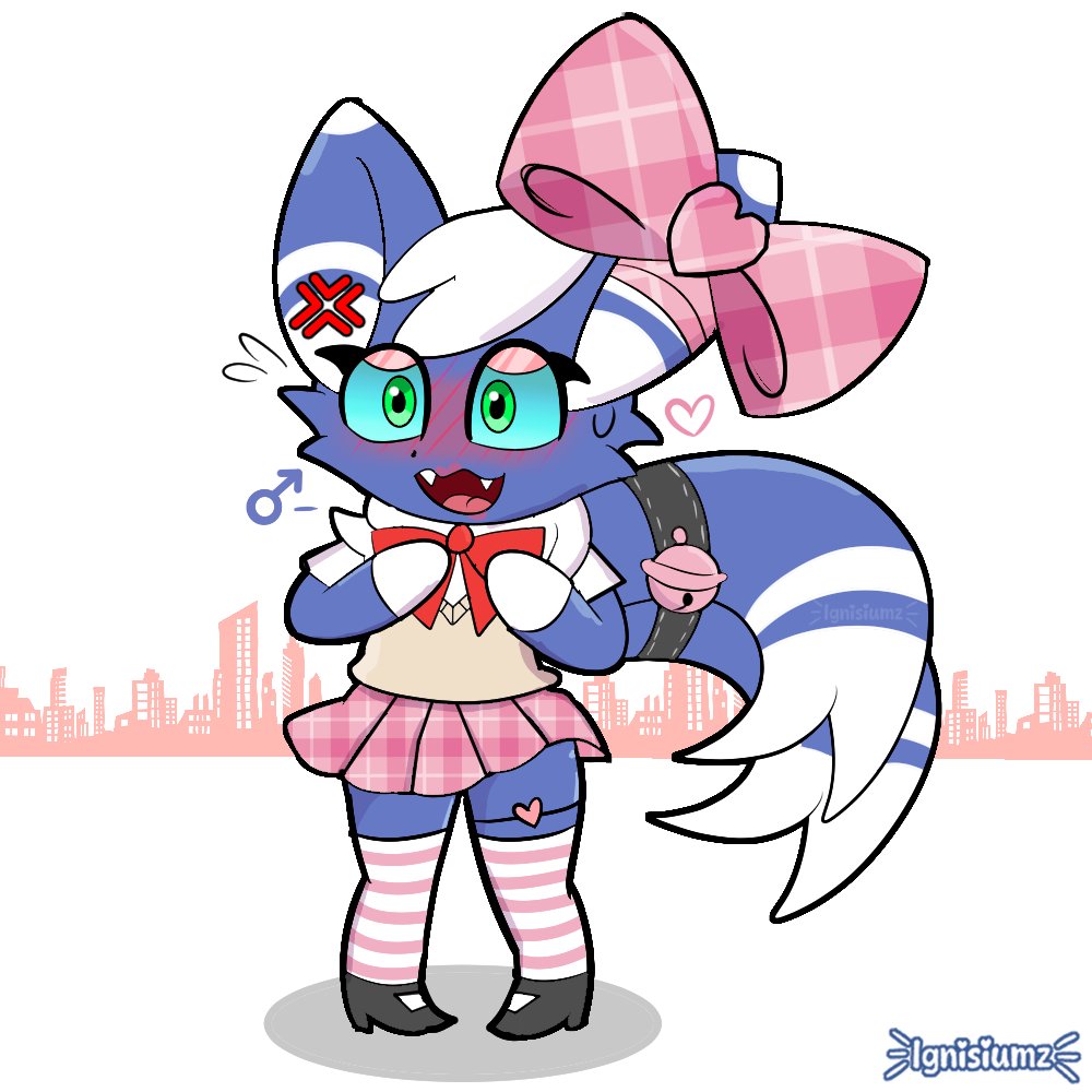 Male Meowstic school girl 🎀