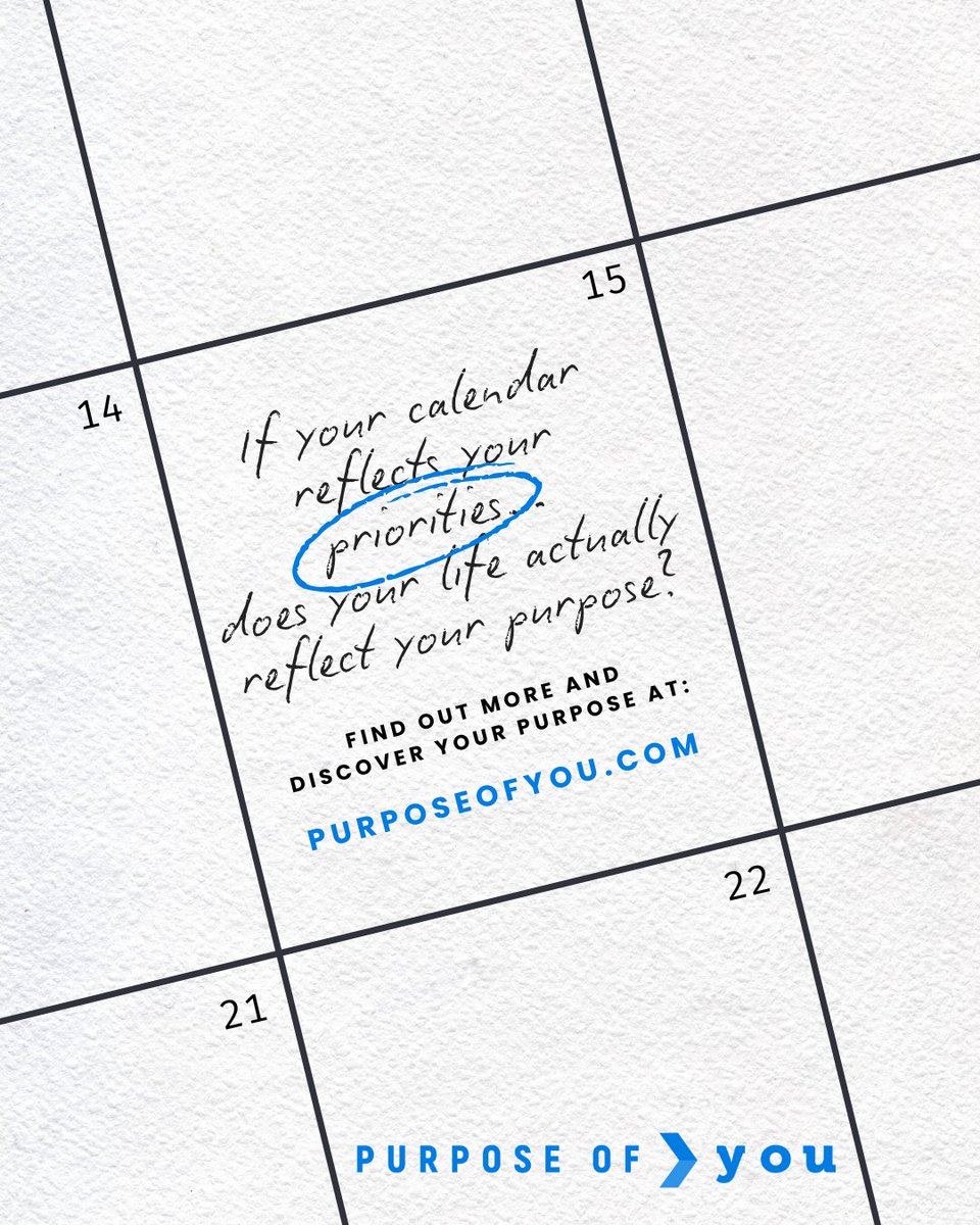 jamesmrink1's tweet photo. Let’s start the week with an honest question:

If your calendar reflects your priorities…
does your life actually reflect your purpose?

Most people are busy.
Very few are aligned.

Purpose isn’t found by doing more — it’s found by doing what matters on purpose. https://t.co/VUd45SdZ9c