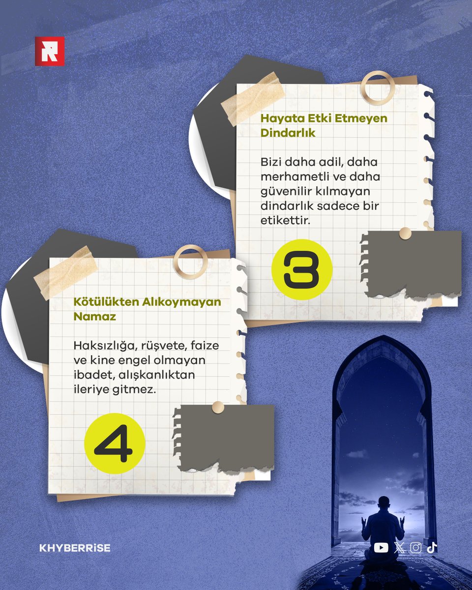 tarafgir_'s tweet photo. İbadetlerimiz bizi kötülükten alıkoymuyorsa, ilmimiz zulme karşı ses olmuyorsa, davamız şahsiyet inşa etmiyorsa orada bir ruh kaybı vardır.

👉 Sence bugün en büyük eksik hangisi? Yorumlara yaz.

#KhyberRise #RuhsuzDindarlık #İslamiDüşünce #Ahlak #Şahsiyet https://t.co/XrZkt9Q6xl