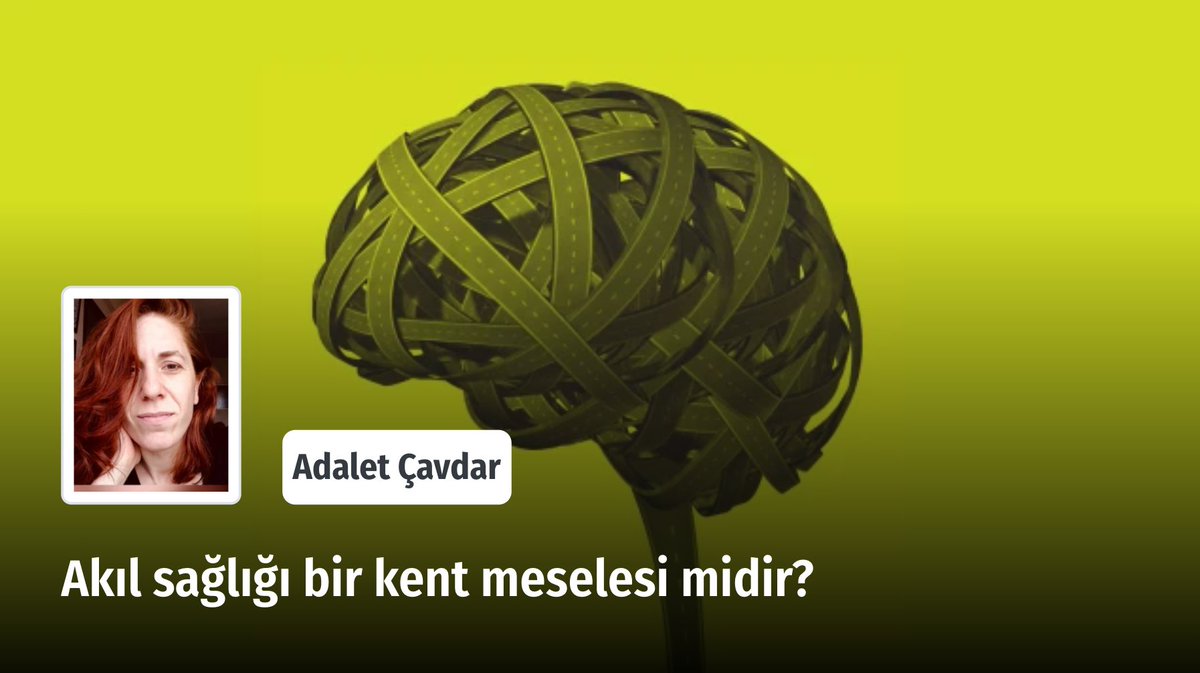 ❝ Biz bu şehirlerde yaşarken zihnimizde olan biteni gerçekten anlıyor muyuz? ❞

Akıl sağlığı bir kent eselesi midir?

✍️ Adalet Çavdar yazdı.

Okumak için ➡️ yeniarayis.com/yazi/akil-sagl…