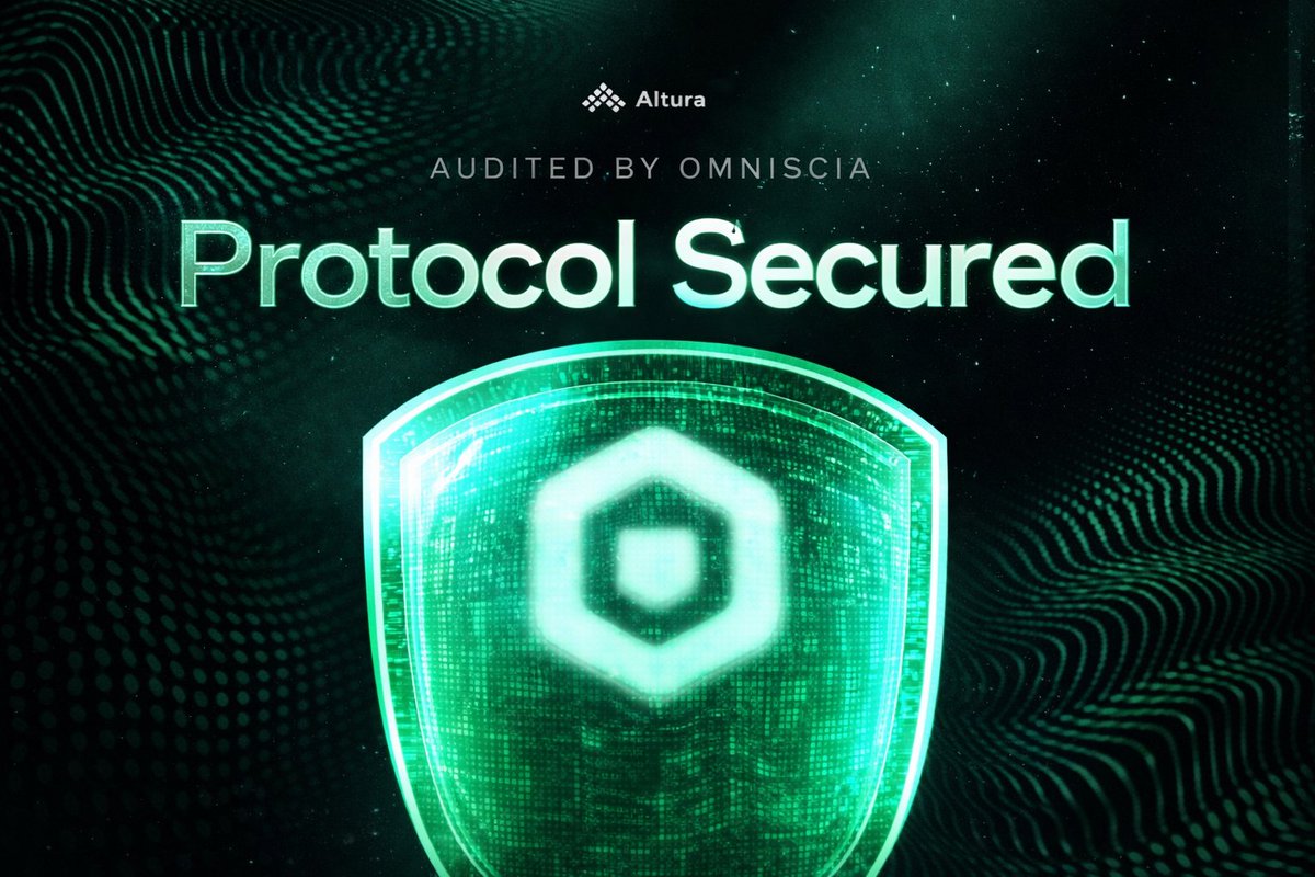 CrabFi's tweet photo. Security is easy to talk about in DeFi, but hard to prove consistently.

Altura passing a third independent audit matters more than most announcements we see. It shows this is not a one time checkbox, but an ongoing process focused on operational integrity.

What stands out to me is the direction: transparent yield, clear on chain mechanics, and repeated external verification. Thats how long term capital management should be built, especially for users who care more about reliability than short lived incentives.

Curious to see how @alturax  continues raising the security bar as the protocol scales and more capital flows in.