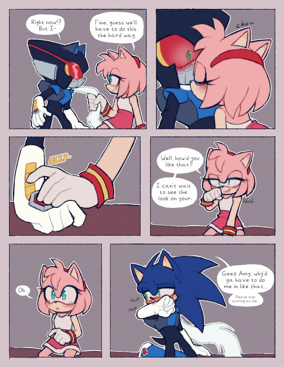 I made a part 2 #phantomrider #sonamy #sonicfancomic #amyrose #sonicriders