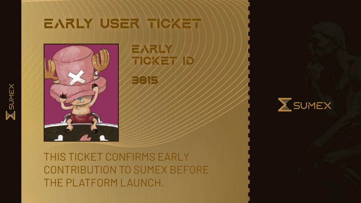 chainzee_'s tweet photo. I want to become one of the EARLY BIRDS in @Sumex_Labs!

Only 15,000 roles - and they’re getting claimed fast.

Their first OG-PASS wave was claimed in just one day, I’m not missing this one.

TGE SOOOOOON!

btw - check out my excellent ticket https://t.co/WSDDPp4gXa