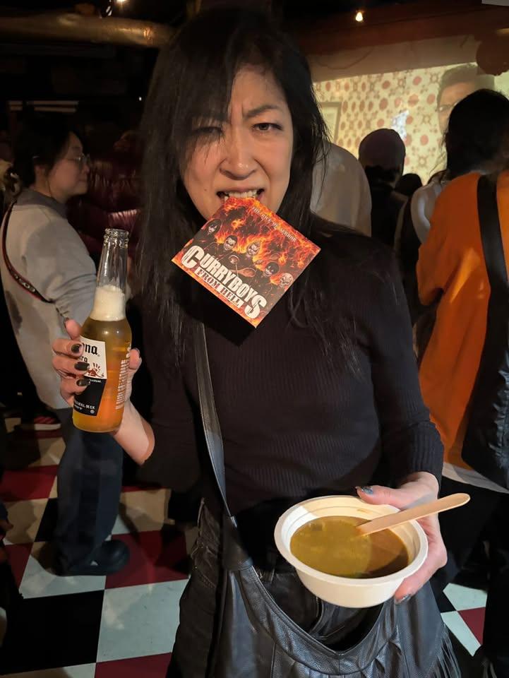 die_na_man's tweet photo. 本日は手刀へ！
CURRY BOYS FROM HELLレコ発！
ご飯無しで！って頼んだらカレーは飲み物でした🤘美味しかった♥️ウェイウェーイ🤘
#マルチコカレー
#CURRYBOYSFROMHELL https://t.co/cv7yJ05fy3