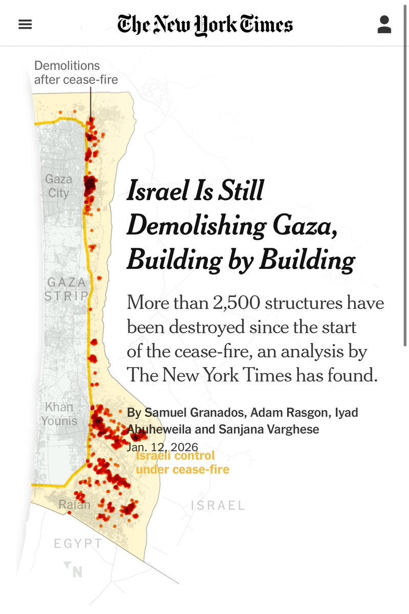 🚨Two Months After Cease-Fire, Israel Is Still Demolishing Gaza
