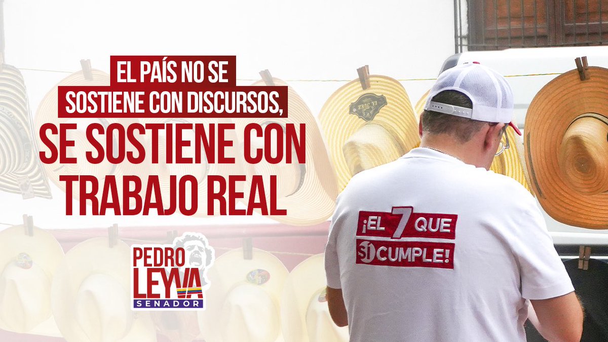 Pedro_Leyva's tweet image. Aquí es donde el país se sostiene todos los días. 

En el trabajo silencioso, en el esfuerzo constante, en quienes producen sin excusas. 

La política debería entenderlo mejor.

#PedroLeyva #NuevoLiberalismo #Senado