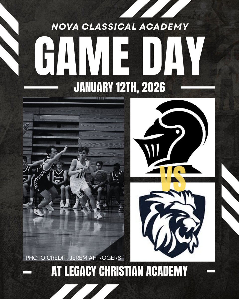 NovaKnightHoops's tweet photo. Your Nova Classical Academy Knights take on Legacy Christian in a Skyline Conference battle tonight!

Come on out and support the team! 🏀 https://t.co/3N4Q3fbh66