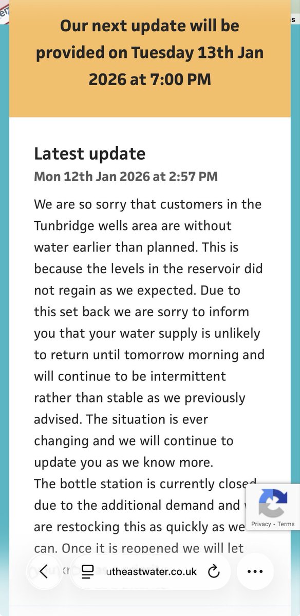 RylandAt's tweet photo. @sewateruk More promises made and promises missed.
Next update in 28 hours….
Quite pathetic. https://t.co/ptodPdRUeG