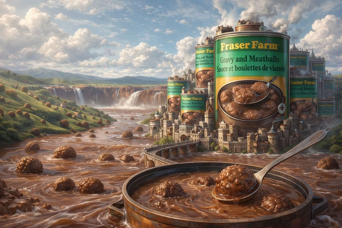 POV: The mushrooms just kicked in and you stared at the can of meatballs and gravy on your Grandmudders kitchen table for too long.