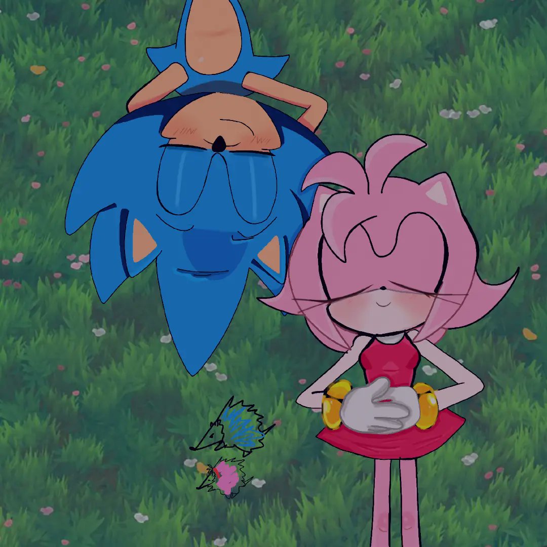 conhcas53652's tweet photo. Arte de sonic e amy #SonAmy https://t.co/8mlR2CWf9O