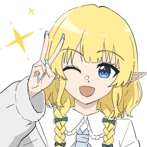 #エルぽきアート 金髪エルセさん