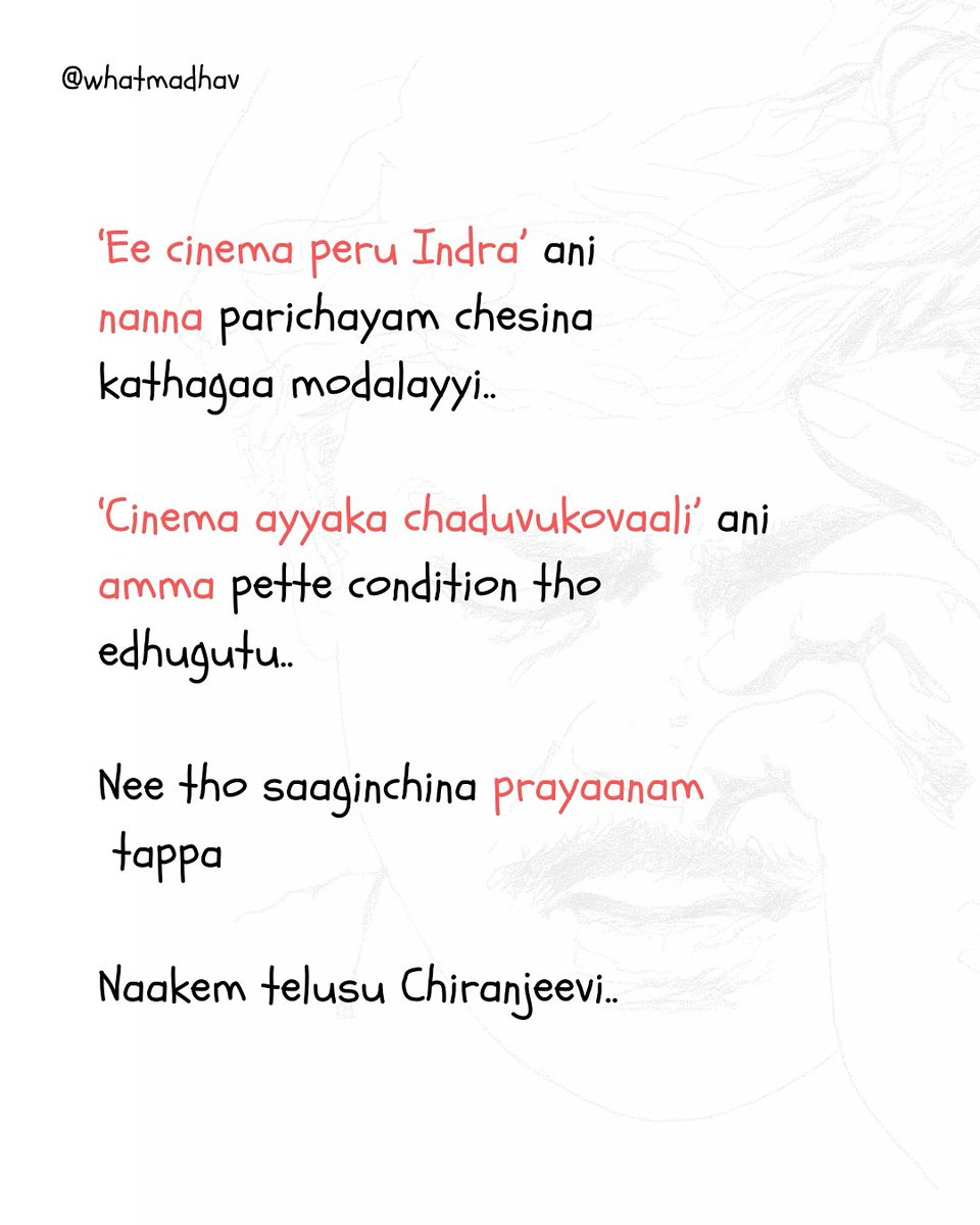 whatmadhav's tweet image. Naakem Telusu Chiranjeevi 
#ManaShankaraVaraPrasadGaru