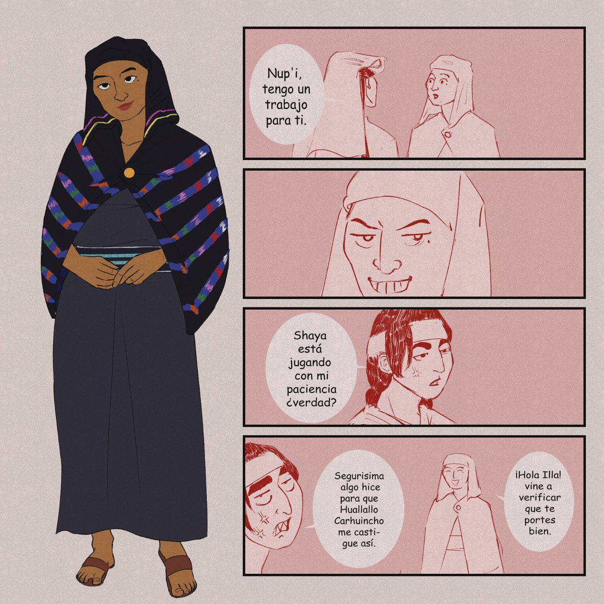 "¿Relación de Shaya y Yauyos?" -> your answer gelbgelb.straw.page

Weno, finalmente y tengo la excusa introducir a un nuevo personaje contemporáneo que vivió en la época de shaya
Ella es Nup'i, es la cultura yauyos y es originaria de lo que hoy es lima. Los yauyos fueron-