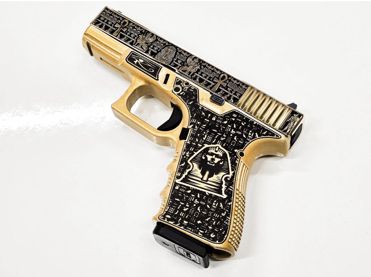 #egyptian #glock #plated #engraved #mmpgunscustoms #MMPGUNS #AZWS
