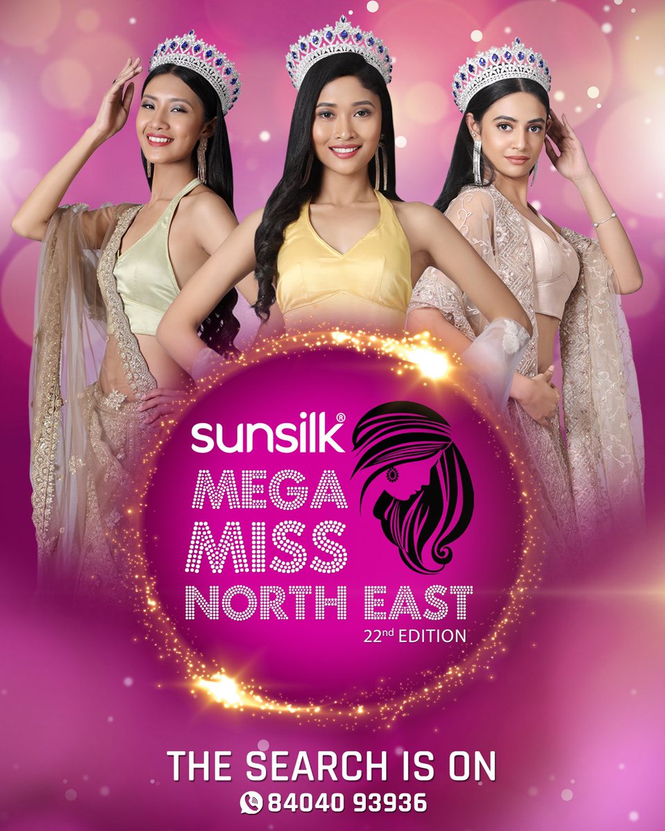 Registrations are open for Sunsilk Mega Miss North East 22nd Edition 

To Participate / For Registration Forms Call
+918404093936 / +918404093938

Title Sponsor: Sunsilk 

#SunsilkMegaMissNorthEast #Sunsilk #SwayLikeSilk #MegaMissNorthEast #MMNE