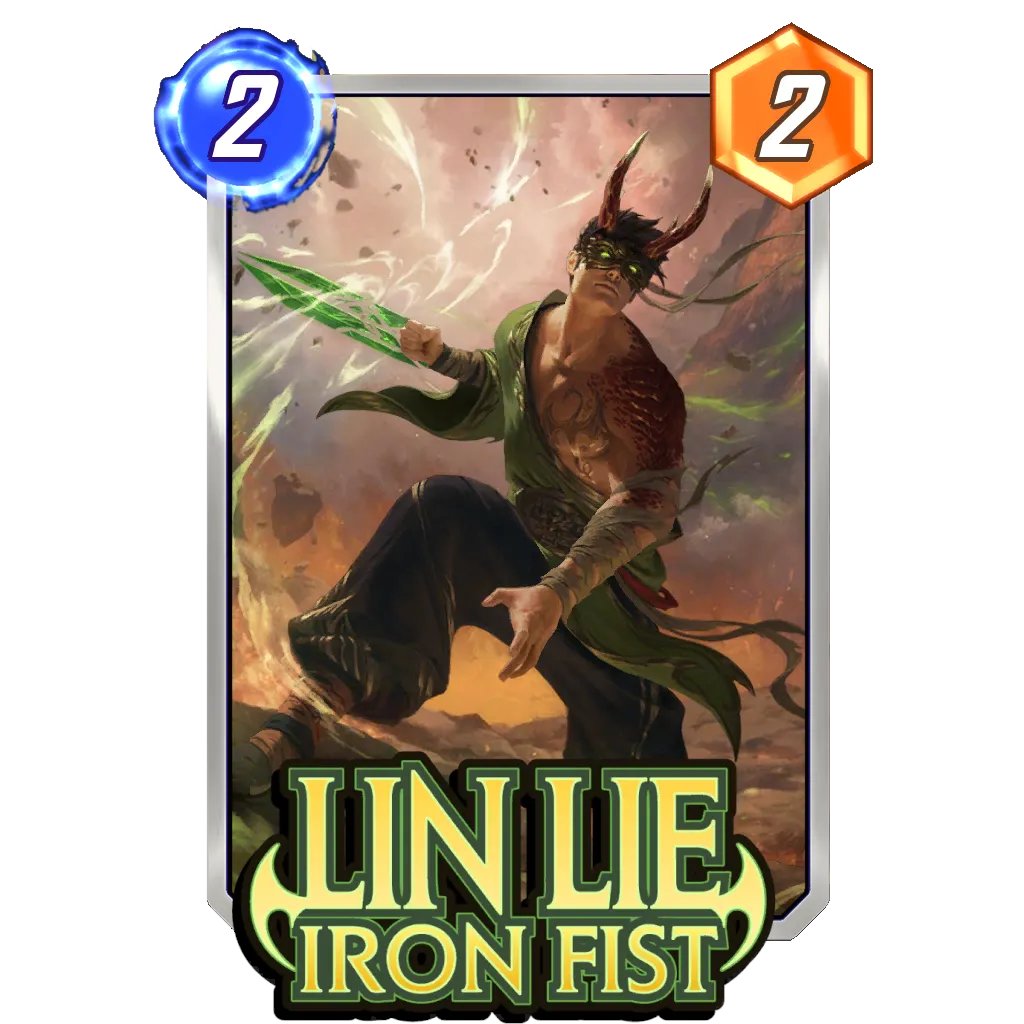 🐉 • Three upcoming Lin Lie (Iron Fist) Marvel Snap variant cards, by artists, Creative House Pocket (anime), Rhian Gonzales (chibi) and Divebound Studio (fantasy)