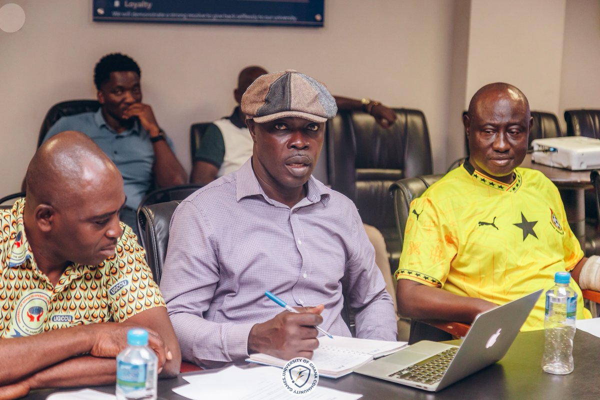 uggamesofficial's tweet image. On Thursday, 8th January 2026, the Organizing Team met with key stakeholders at the UG Sports Directorate Conference Room to discuss plans for the 2026 UG Corporate Football League.

#ugcfl26 #ugcorporatefootballleague #uglegon