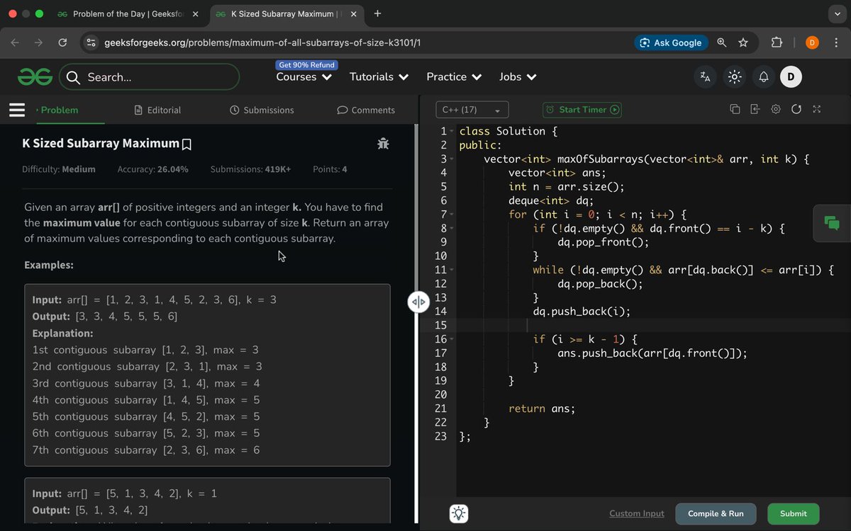 rohillasaab3's tweet photo. Just kept the chain alive ๐
โ
POTD x3 (GFG, LeetCode, Unstop)
โ
Finished a Next.js course
โ
More React quizzes & theory
โ
Interview prep quiz โ rank inched up, but still chasing top 20
#DSA #WebDev #NextJS #Coding #BuildInPublic #BeUnstoppable #LeetCode #Geeksforgeek https://t.co/rCpHH5D3fi
