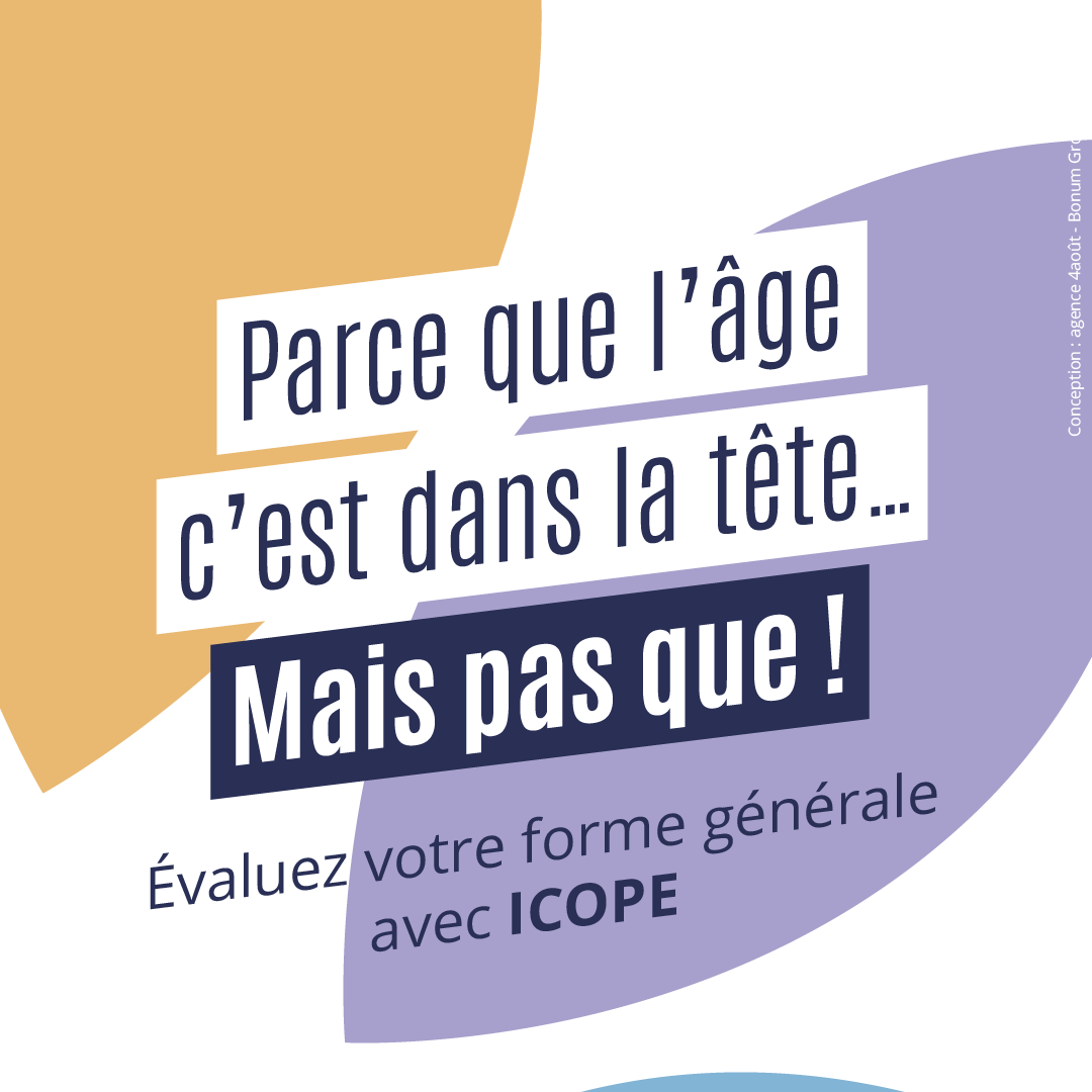Avec l’appli ICOPE Monitor, évaluez vos 6 fonctions essentielles à votre santé grâce à un test simple et gratuit  :
🧠 Mémoire
🍎 Nutrition
👁️ Vision
👂 Audition
💬 Bien-être psychologique
🚶 Mobilité
Parce que l’âge c’est dans la tête... Mais pas que : téléchargez dès maintenant