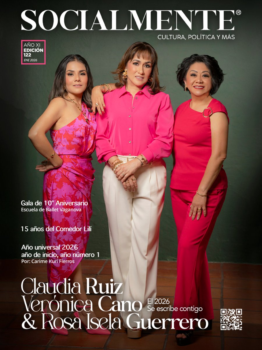 En Portada: Verónica Cano, Rosa Isela Guerrero y Claudia Ruiz

Fotografía: Galo de Luz
Maquillaje y Peinado: Estudio Adrian´s
Locación: Ébano Hotel Boutique

#SeSocialmente #RevistaSocialmente #CulturaPolitícayMás #Edición122