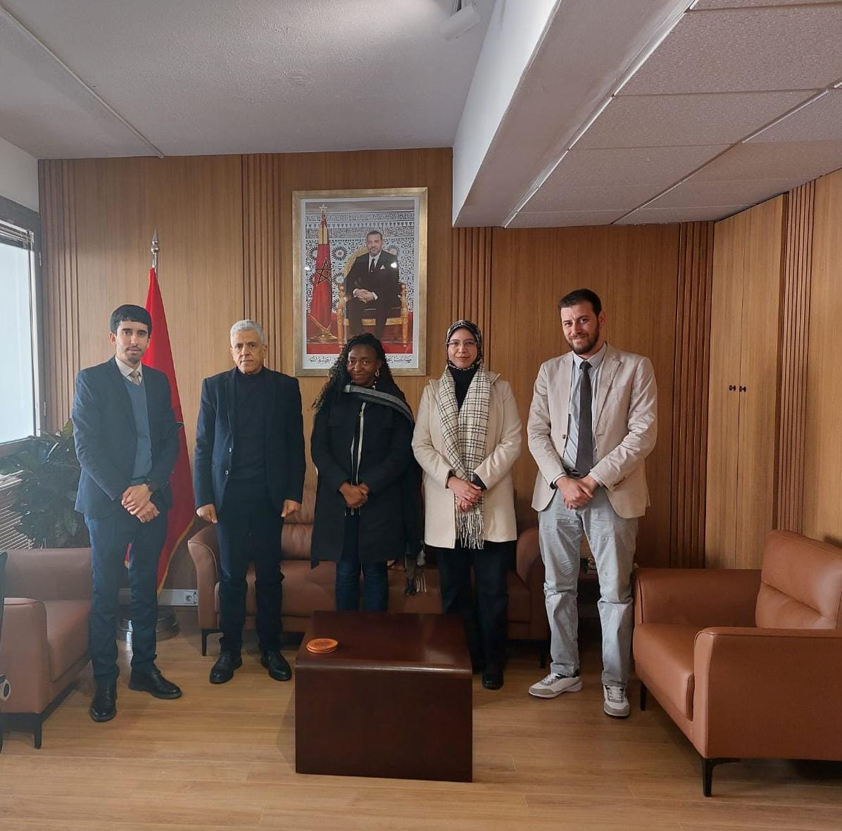 ANEAQ2's tweet photo. Le 12 janvier 2026 : 
L’ANEAQ a accueilli ce matin Mme Stella GUSUWO DAYIKU, Chargée de Partenariat à l’Agence Nationale d’Assurance Qualité ANAQ-ESU de la République Démocratique du Congo, pour une rencontre consacrée aux axes stratégiques de la future convention de coopération. https://t.co/cIBxiGJVAE
