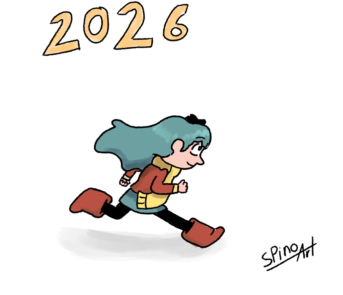 SpinoArts's tweet image. First drawing of 2026 ;-; [Yeah i wasn't that active for a while and I'm sorry for it]

#Fanart #NewYear2026 #Hilda #art #Krita #illustration #Myart