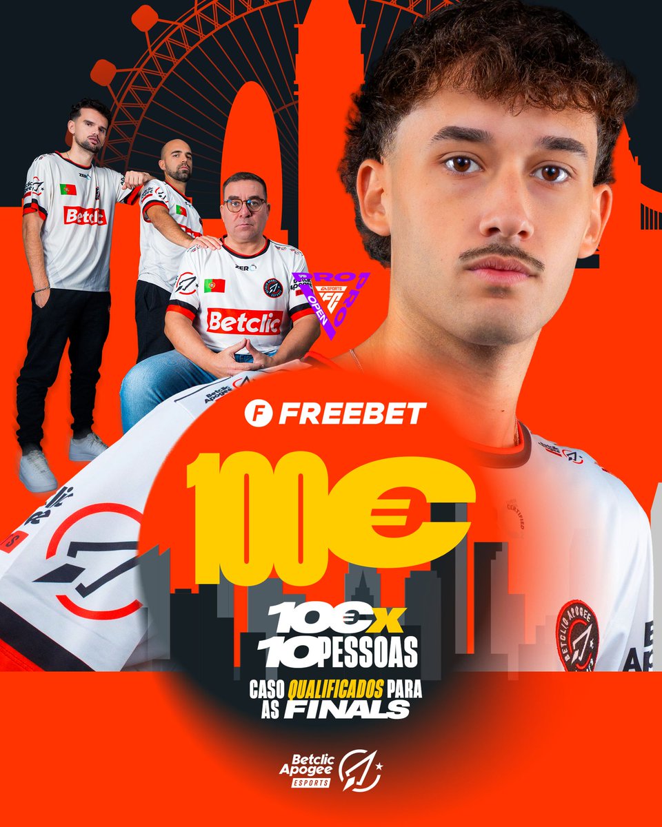 🎮 Hoje todos os caminhos vão dar ao FC Pro Open! Se o <a href="/Darkley_11/">Darkley11</a> conseguir chegar às Finals sorteamos 10€ em Freebets para 10 pessoas!

- Dá RT + Like
- Comenta #FreebetsBetclic + Username

1 comentário por pessoa.
Acompanha aqui a partir das 17:30 - twitch.tv/ricfazeres