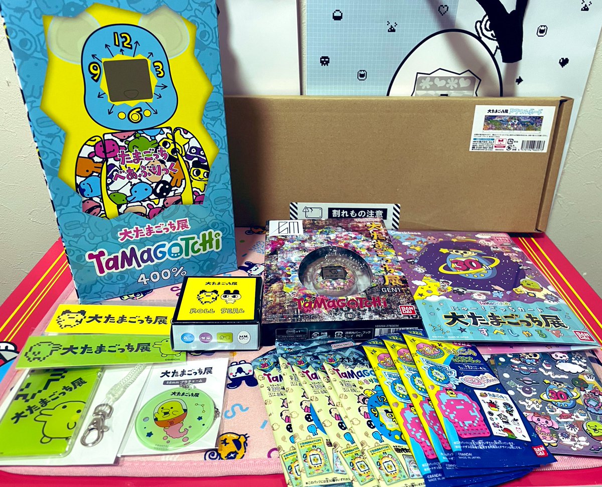 大たまごっち展購入品〜🩷 ・Original Tamagotchi Collaboration