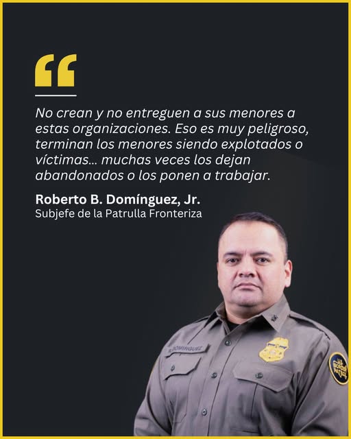 Enviar a un menor a la frontera no es un acto de amor. Pones en riesgo su vida, su futuro y tu familia.

🚫Detención prolongada
🚫Si el patrocinador no tiene papeles, puede ser detenido y deportado
🚫Riesgo de perder la oportunidad de solicitar una visa en el futuro
🚫 Si cumple