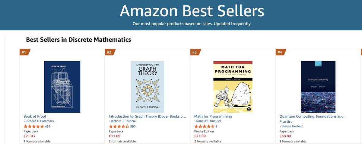 steveh227's tweet photo. Beyond excited that Quantum Computing: Foundations and Practice hits the shelves today, and is already featuring strongly in bestseller lists. Thanks to everybody who has bought a copy already, and plenty of time for those who haven't yet. https://t.co/OtlgluaBPT https://t.co/D1dr7NmPHT