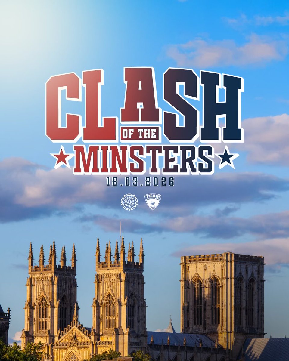 Clash of the Minsters | 2026

We’re delighted to announce the date of this year’s Clash of the Minsters between York St John &amp; Team Sunderland  📆 

The two University’s will meet on 18th March in York to battle it out for The David Fleming Cup 🏆 

Further details to follow 🔜