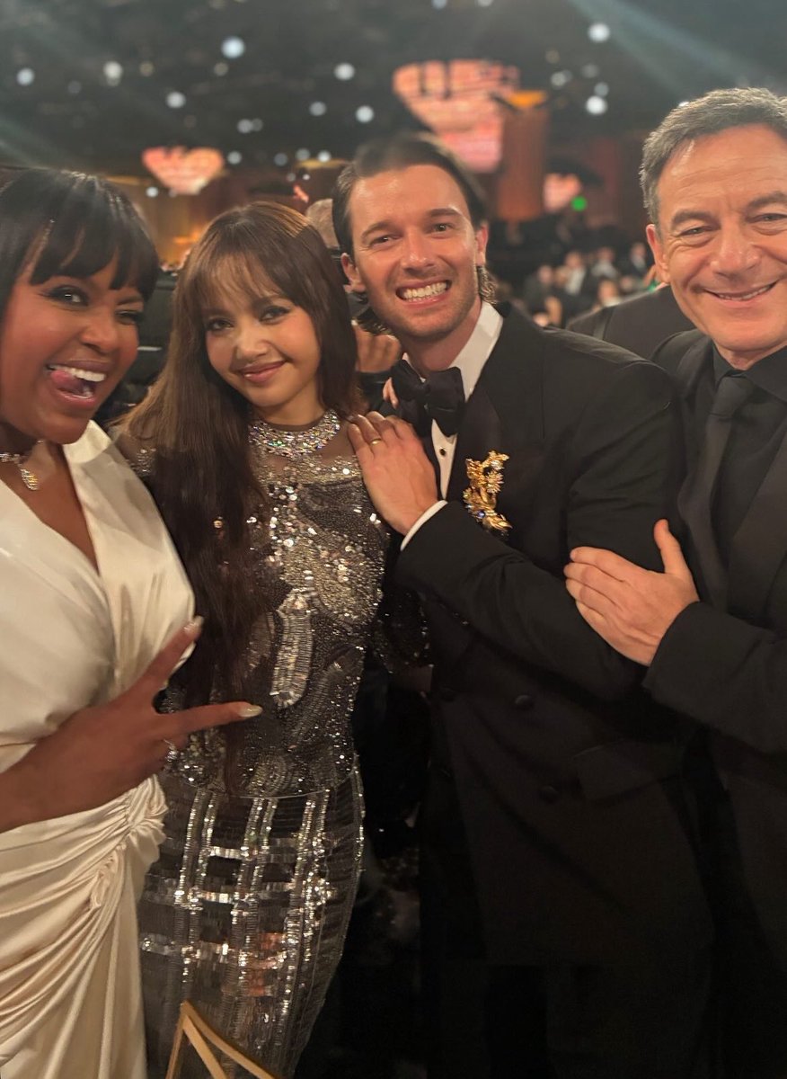 LisaStar327's tweet image. All three have reasons, and all are equally valid.

Lisa: she’s part of TWL, a nominated series, and she was a presenter
Jihyo: she attended through a wine brand agreement
Joshua: also through a brand agreement with Lexus

Away with the sexism and congratulations to all three!