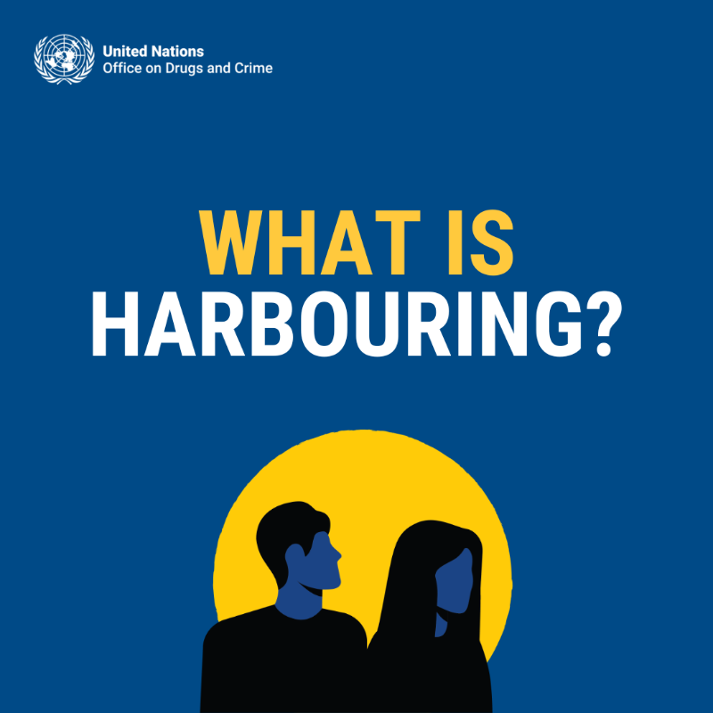 UNODC_OrgCrime's tweet photo. Traffickers keep victims in places like brothels, private homes, factories or farms during transport and exploitation.

These conditions are often unsafe and inhumane.

This is called harbouring!