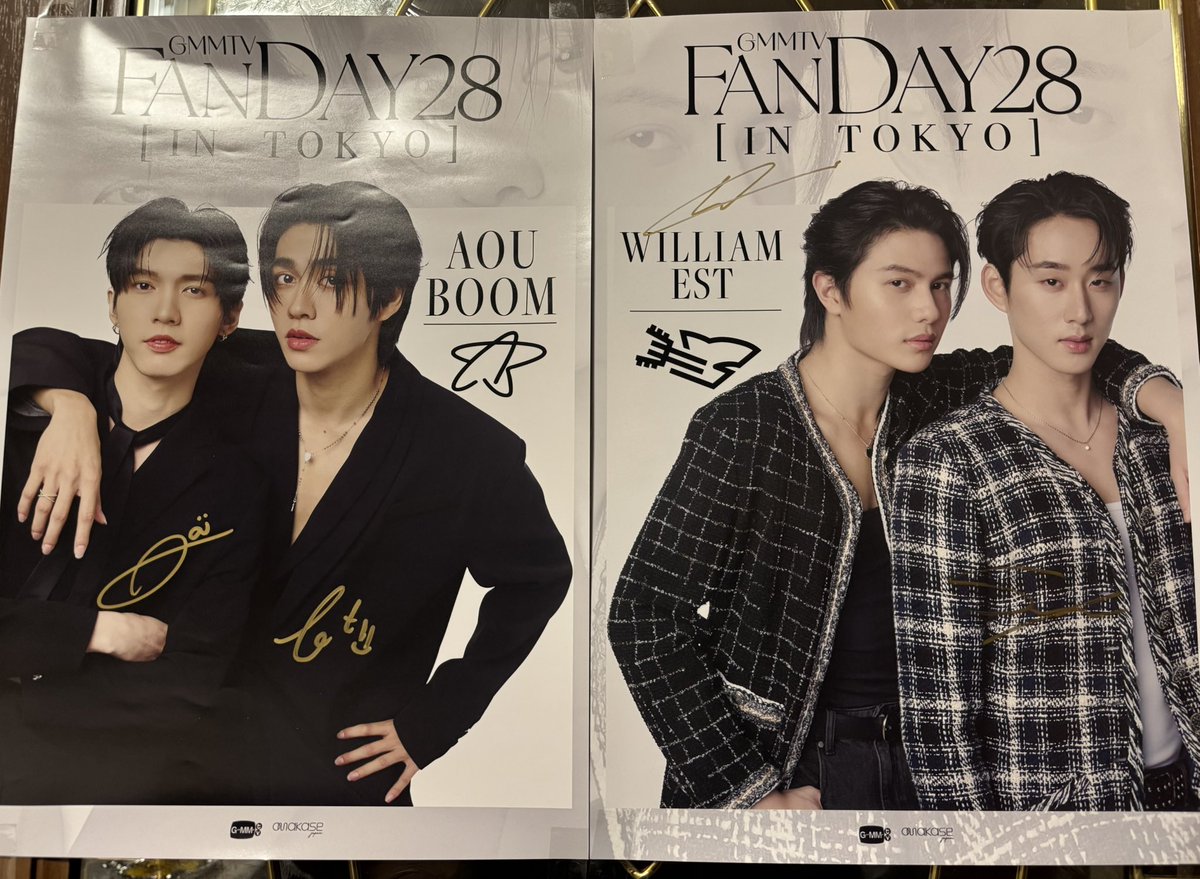 サイン入りポスター とても嬉しい OMAKASE様 マジックの色は配慮願い