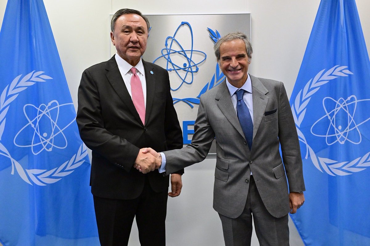 rafaelmgrossi's tweet image. The @IAEAorg values its cooperation with Turkic States, where nuclear science and technology are already improving lives, and where many countries are exploring nuclear power and peaceful applications to support progress.

Good to welcome @Turkic_States’ Secretary General…