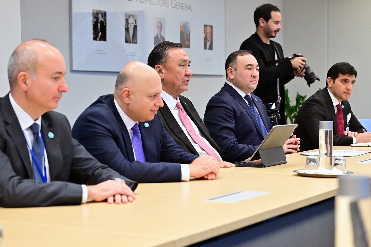 rafaelmgrossi's tweet image. The @IAEAorg values its cooperation with Turkic States, where nuclear science and technology are already improving lives, and where many countries are exploring nuclear power and peaceful applications to support progress.

Good to welcome @Turkic_States’ Secretary General…