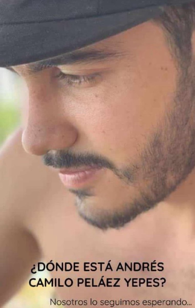 #DondeEstaCamilo #AndresCamiloNoAparece Dios 1.275 días lleva desaparecido! La vida es solo un momento. Y no falta quien lo haga más corto, apoderándose de la vida del otro. Camilo vivía intensamente, trabajador, luchador, aventurero.
Cuánta falta hace! Cuánto lo extraño!